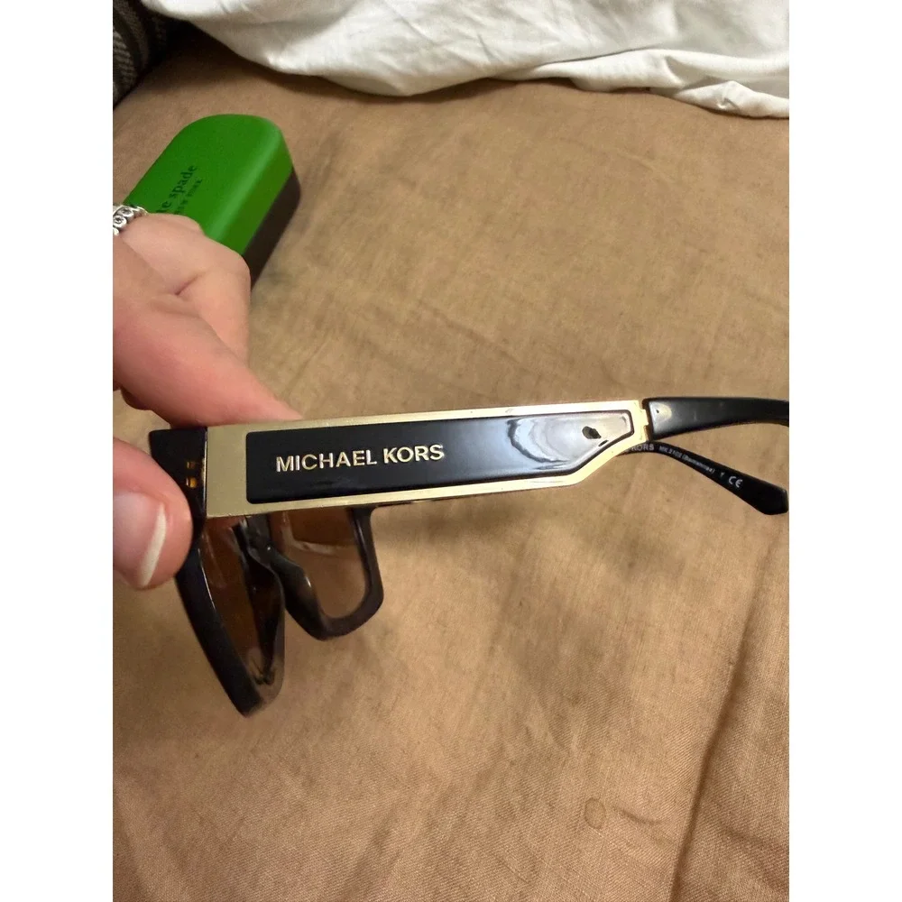 Michael Kors Tortoise Gold Square Sunglasses